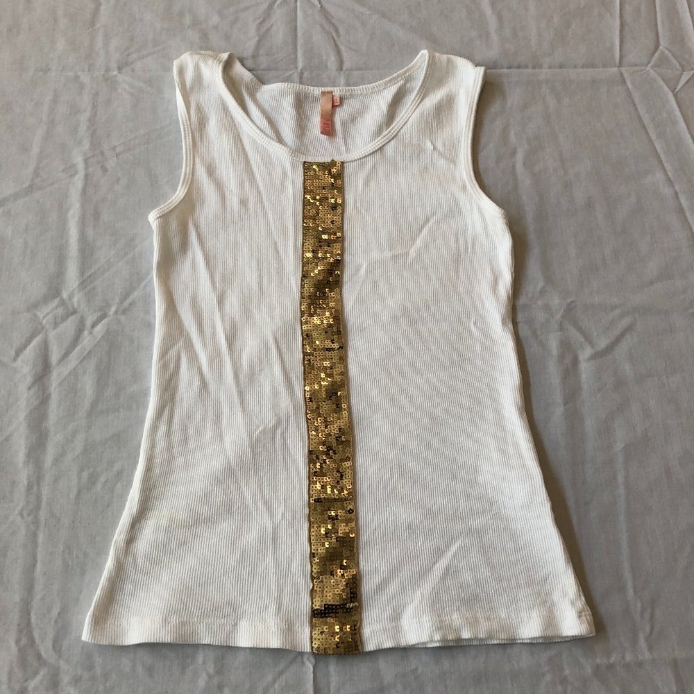 ME & KO Glittery Tank Top Size XL